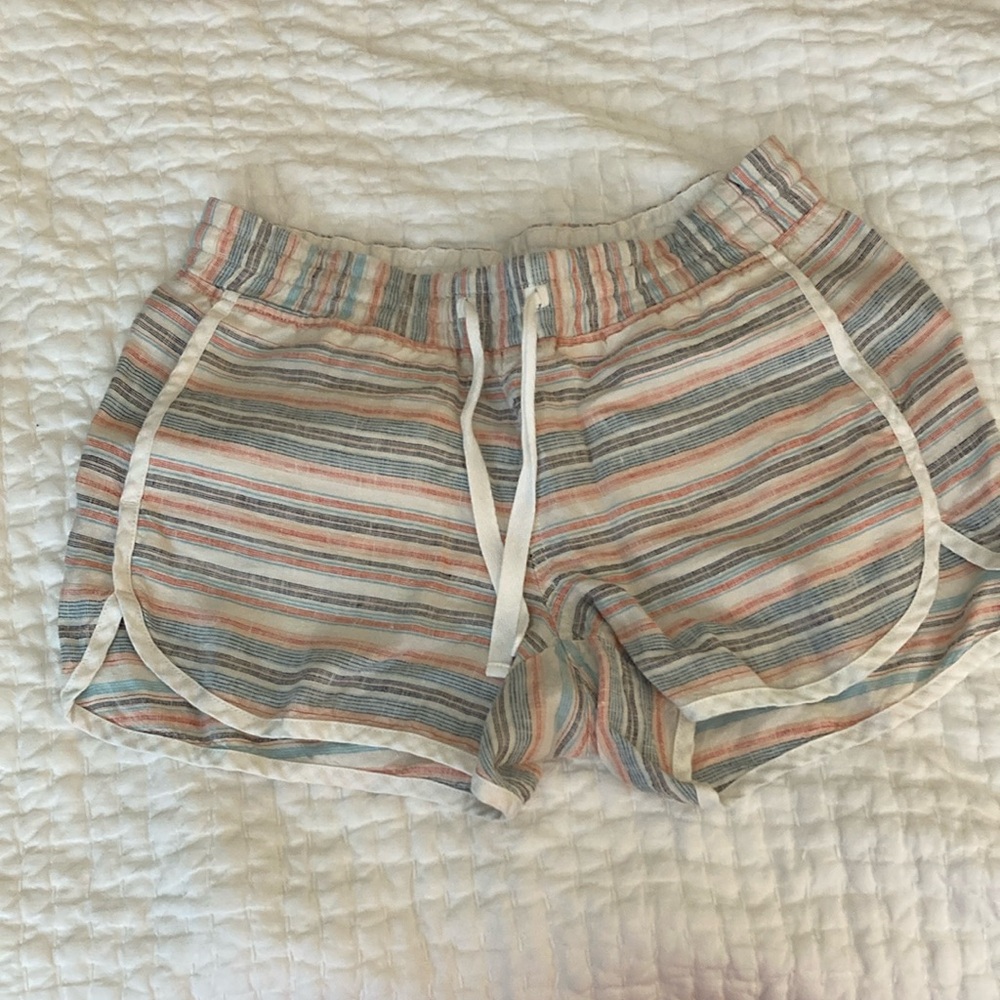 Athleta Shorts Jacquard Sandbar Shortie Linen size 4